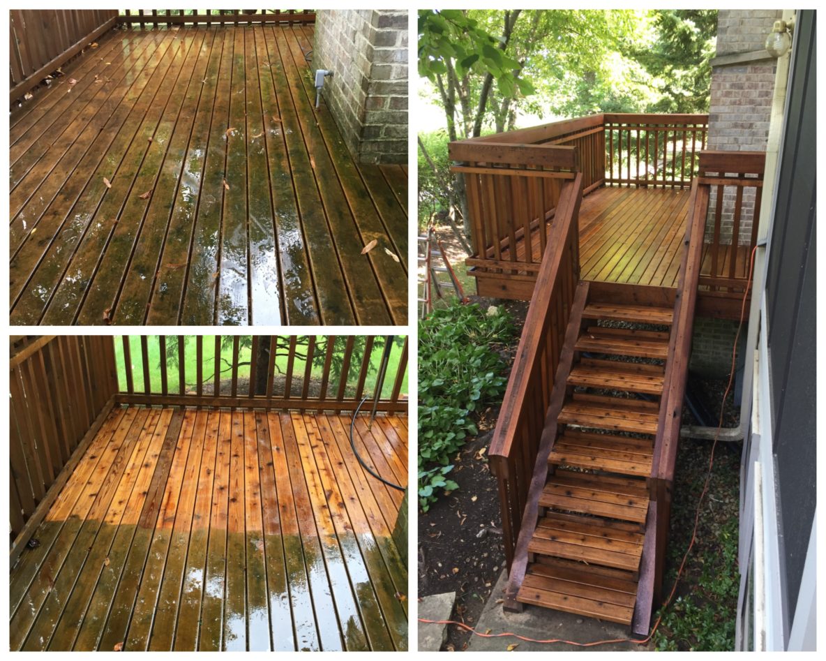 Deck Cleaning & Sealing (Wood & Composite)